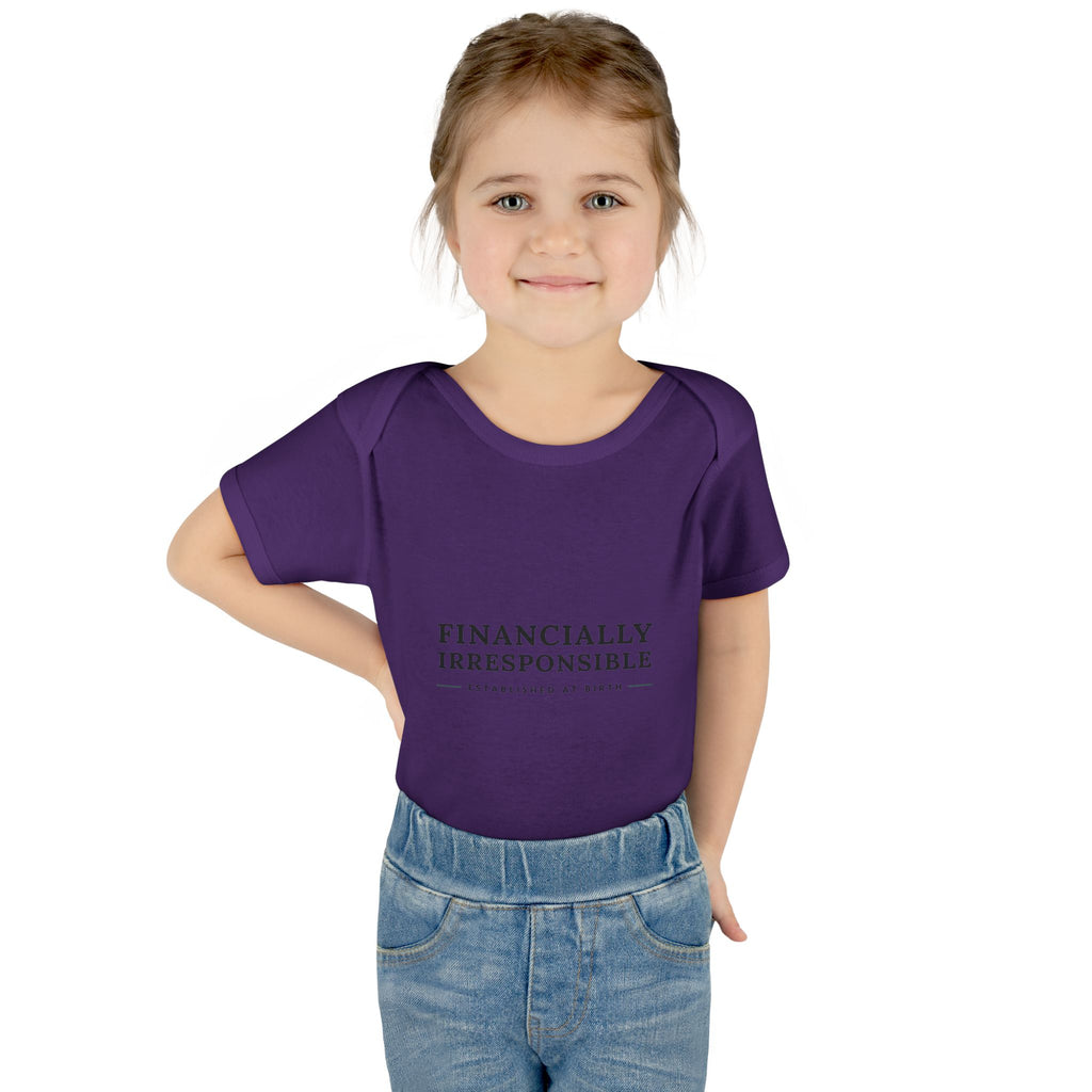 Financially Irresponsible Baby Bodysuit | Funny New Parent Gift