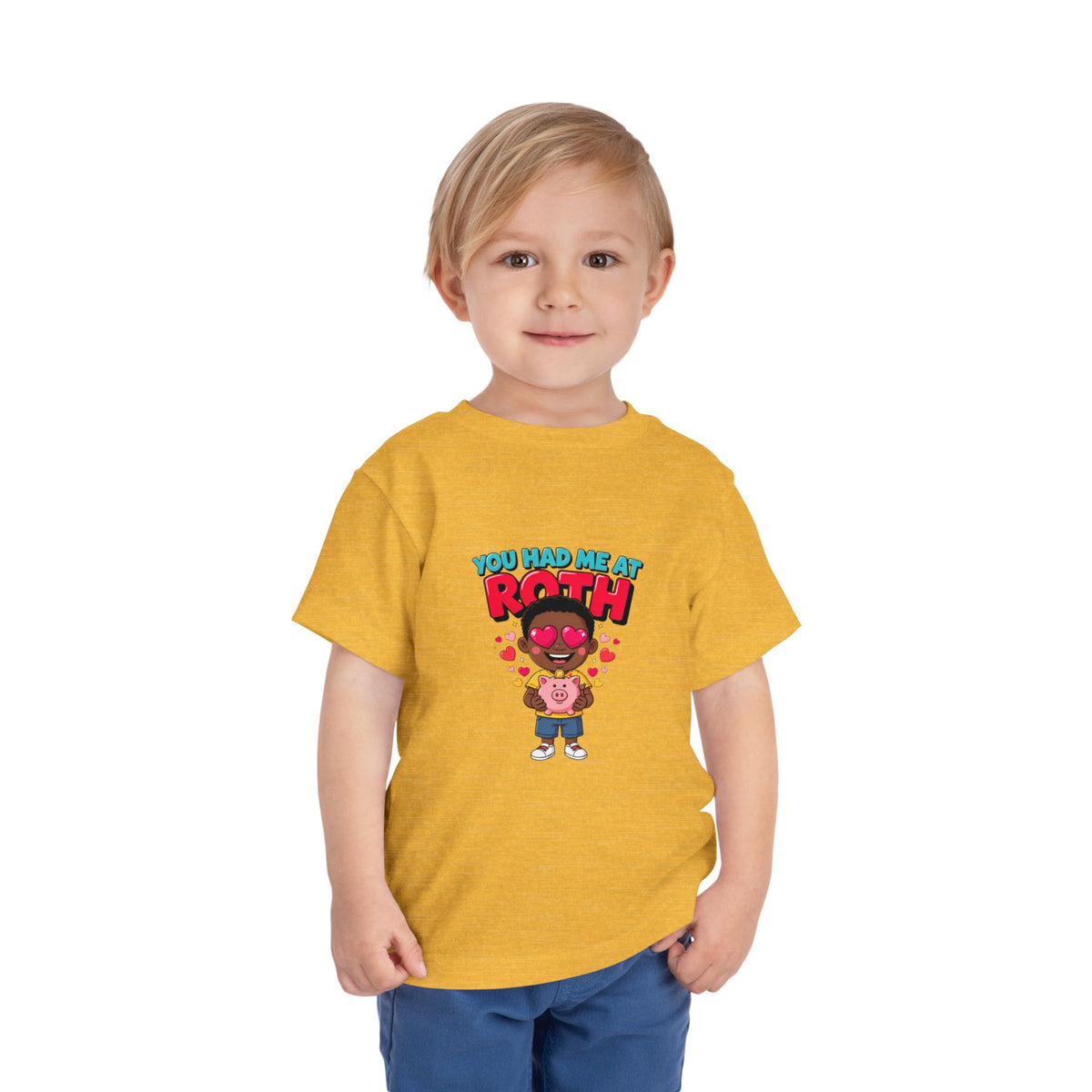 YOU HAD ME AT ROTH. Boys' Toddler Tee | Funny Finance Kids Clothing