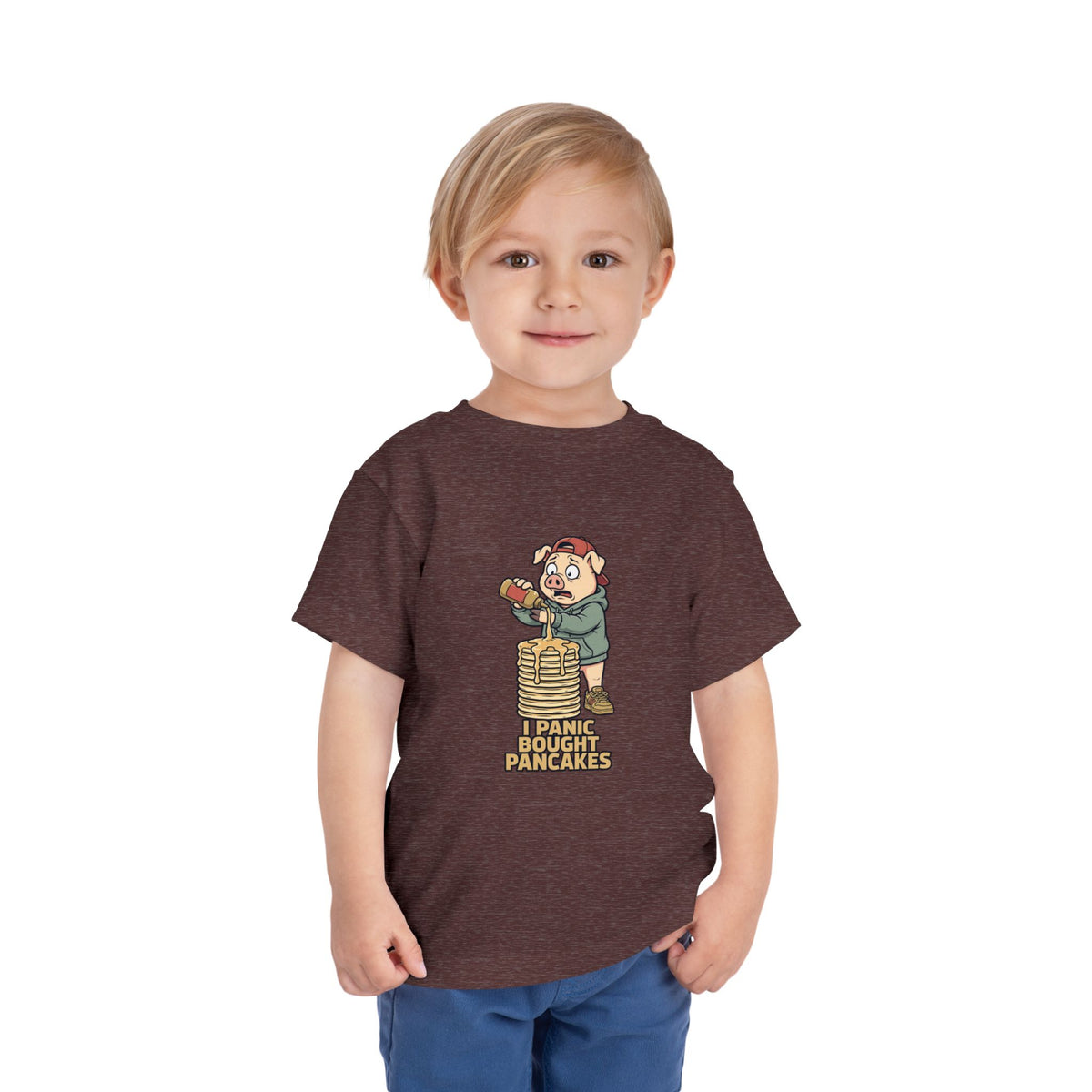 I PANIC BOUGHT PANCAKES. Toddler Tee