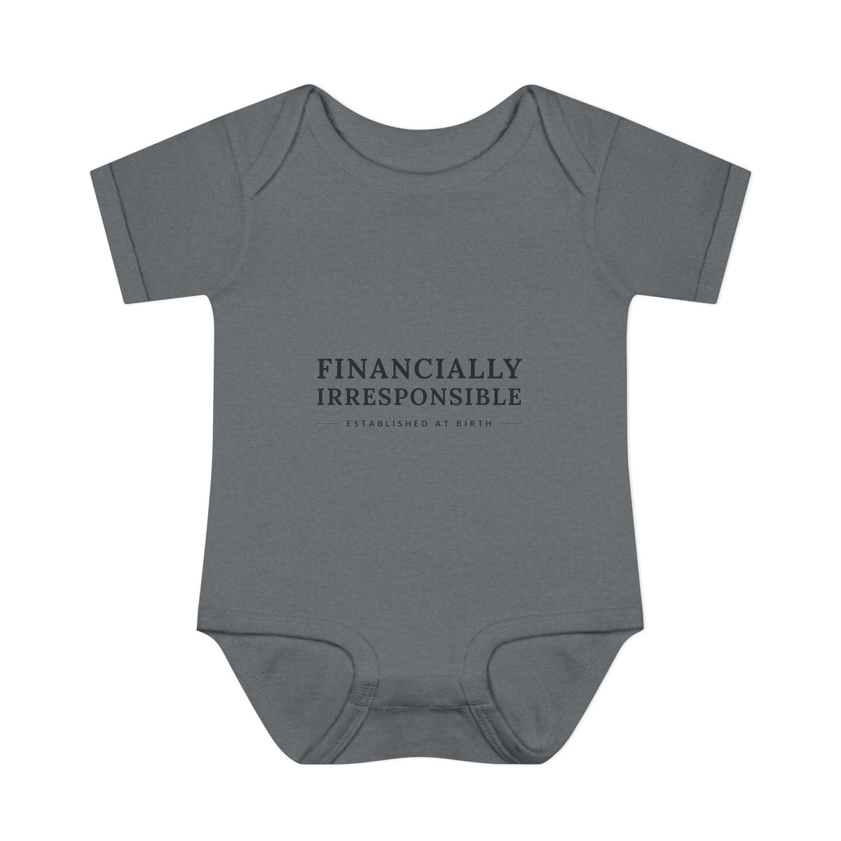 Financially Irresponsible Baby Bodysuit | Funny New Parent Gift