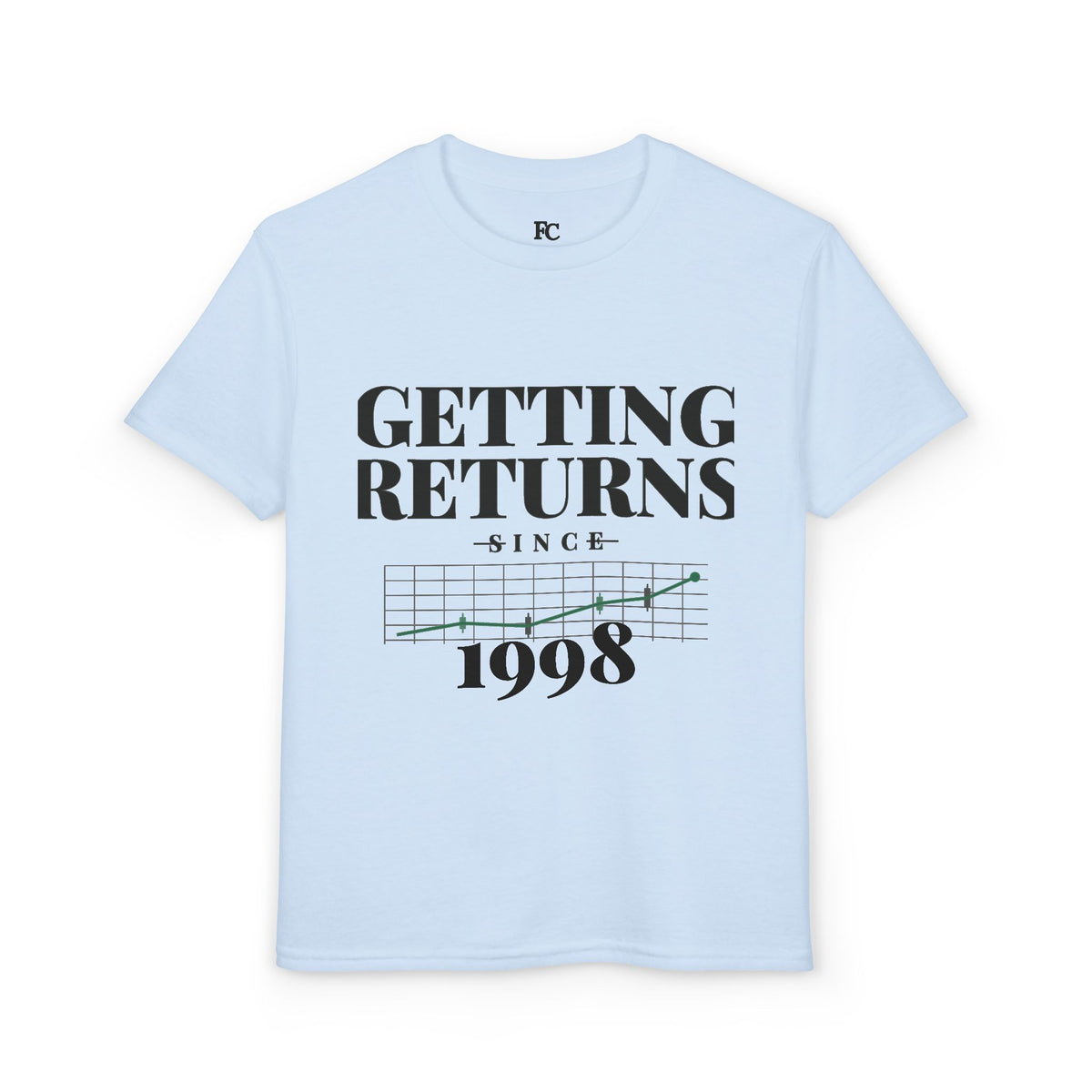 GETTING RETURNS SINCE [YEAR]. Youth Tee | Personalized Funny Finance Kids Shirt