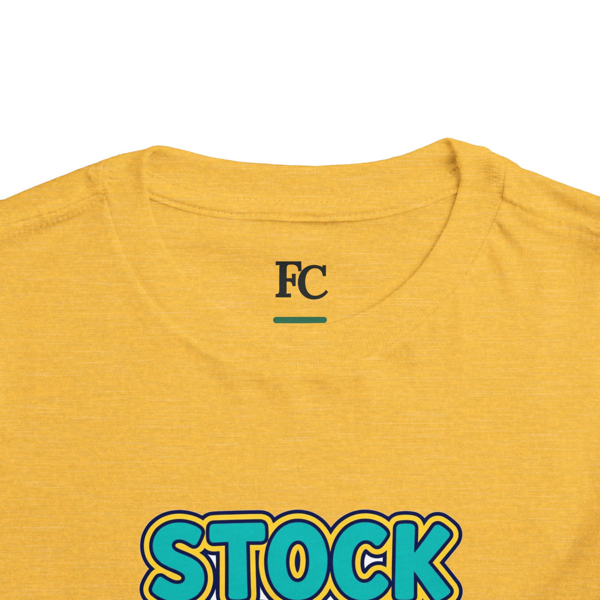 STOCK SPLIT. Girls' Toddler Tee | Funny Finance Kids Clothing