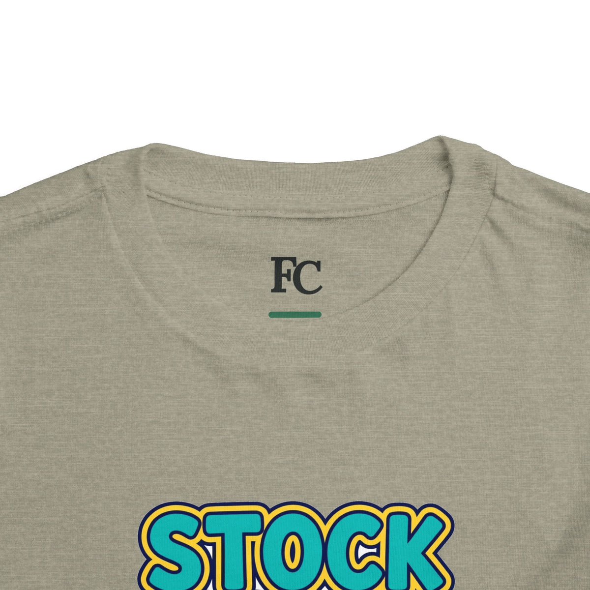 STOCK SPLIT. Girls' Toddler Tee | Funny Finance Kids Clothing