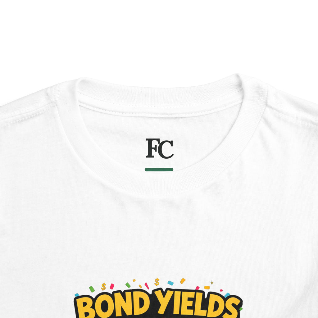 BOND YIELDS BOUGHT ME THIS SHIRT. Boys' Toddler Tee | Funny Finance Kids Clothing