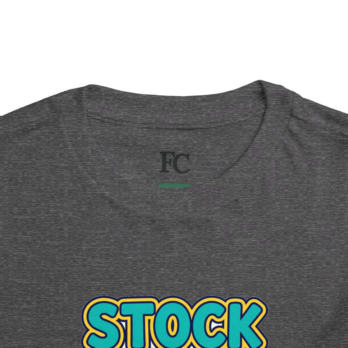 STOCK SPLIT. Girls' Toddler Tee | Funny Finance Kids Clothing
