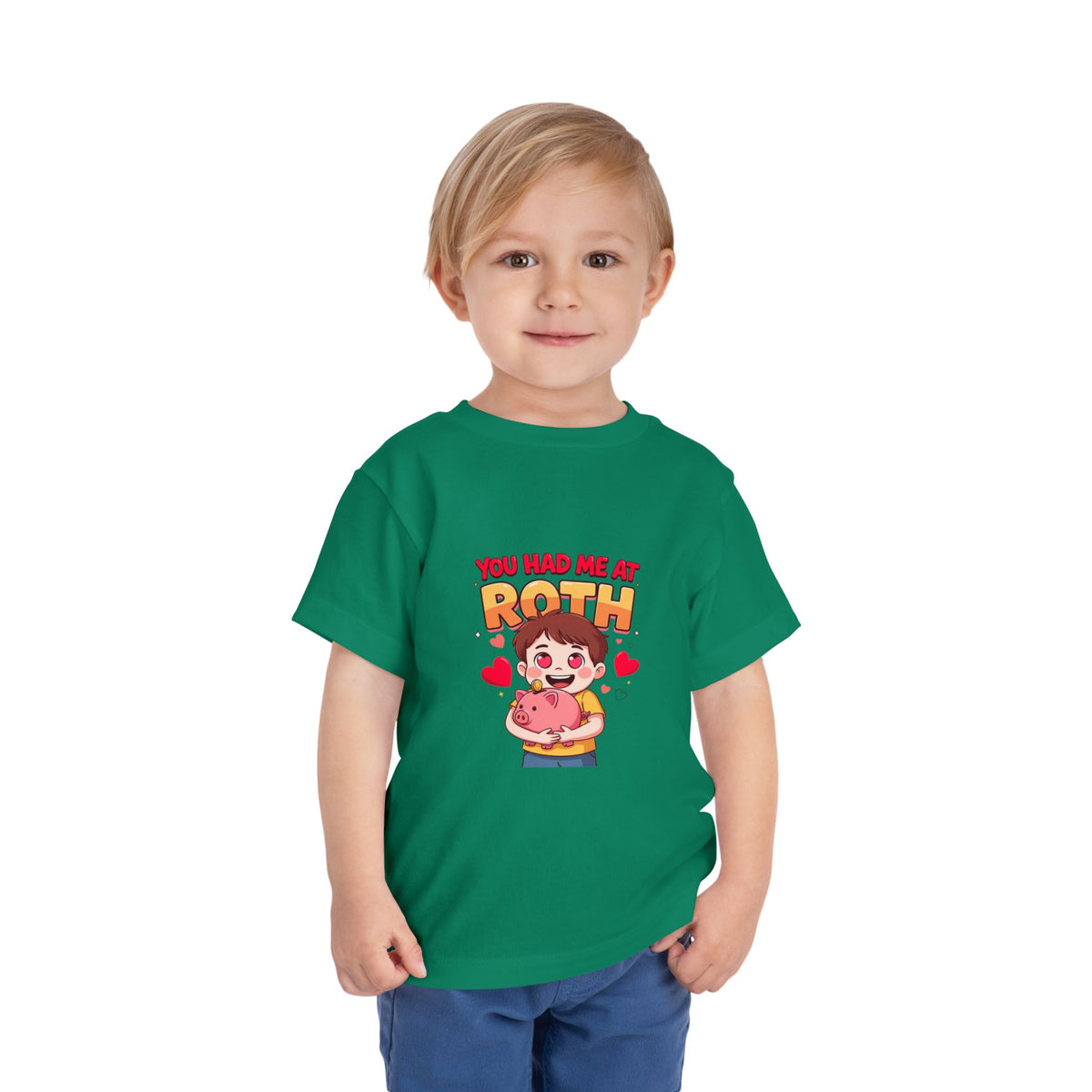 YOU HAD ME AT ROTH. Boys' Toddler Tee | Funny Finance Kids Clothing