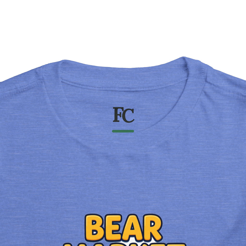 BEAR MARKET. Boys' Toddler Tee | Funny Finance Kids Clothing