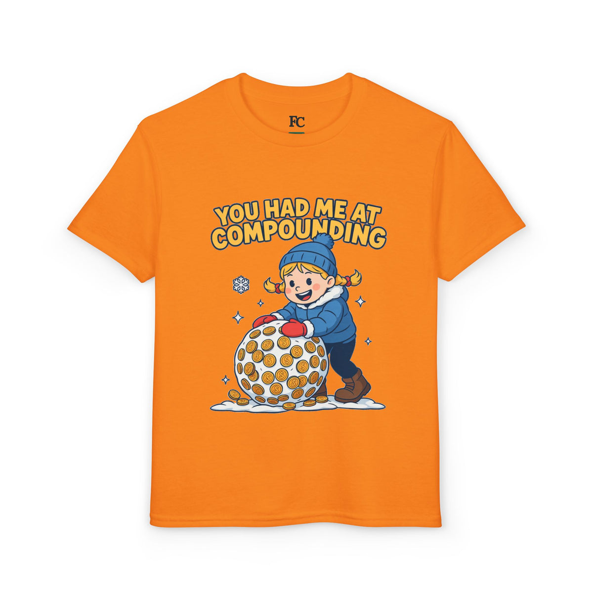 YOU HAD ME AT COMPOUNDING. Girls' Youth Tee | Funny Finance Kids Clothing