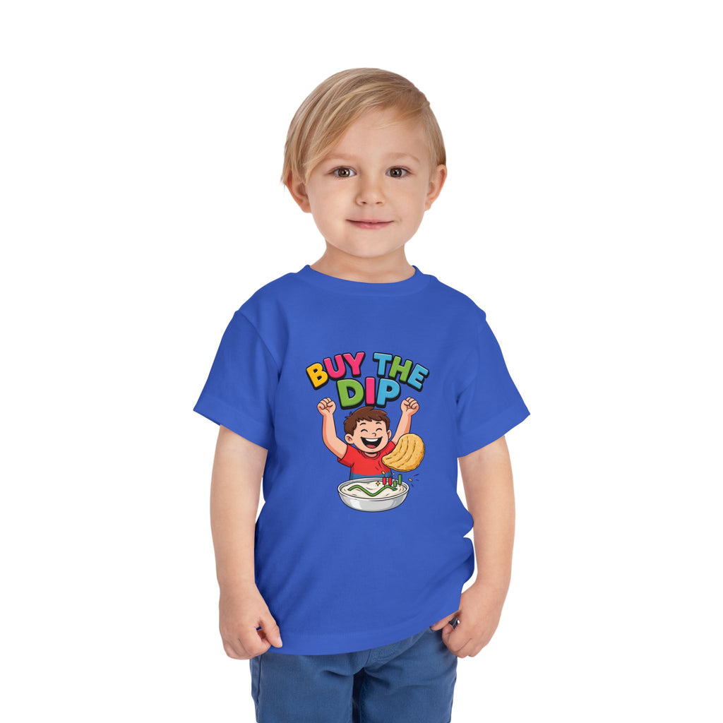 BUY THE DIP. Boys' Toddler Tee | Funny Finance Kids Clothing