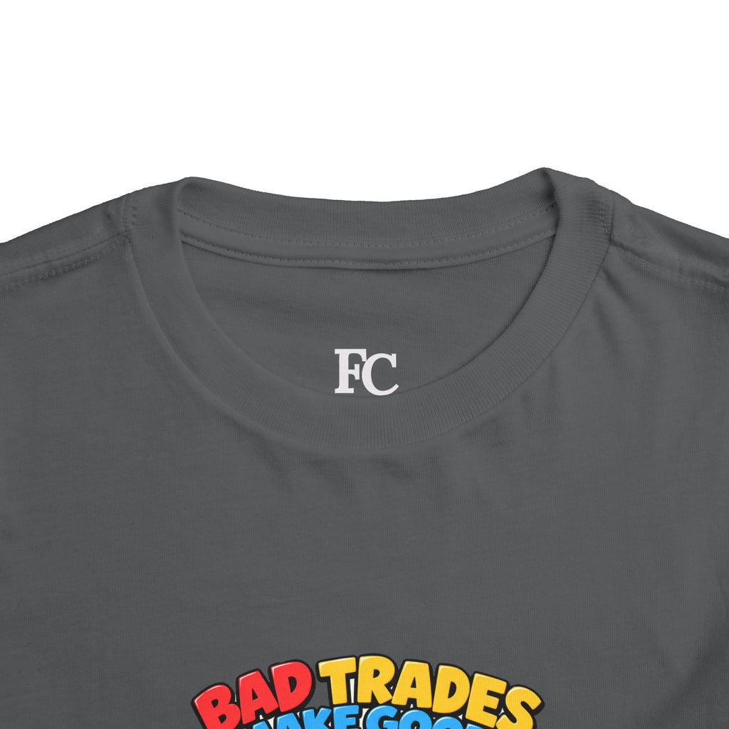 BEAR BAD TRADES. Toddler Tee | Funny Finance Kids Clothing