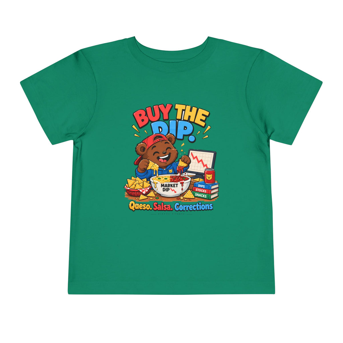 BUY THE DIP BEAR. Toddler Tee | Funny Finance Kids Clothing