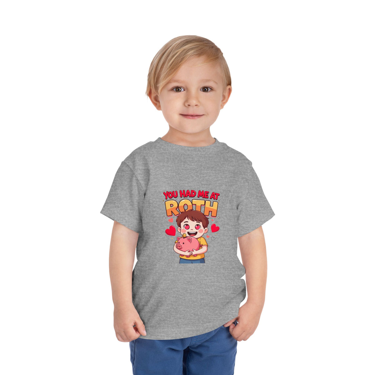 YOU HAD ME AT ROTH. Boys' Toddler Tee | Funny Finance Kids Clothing
