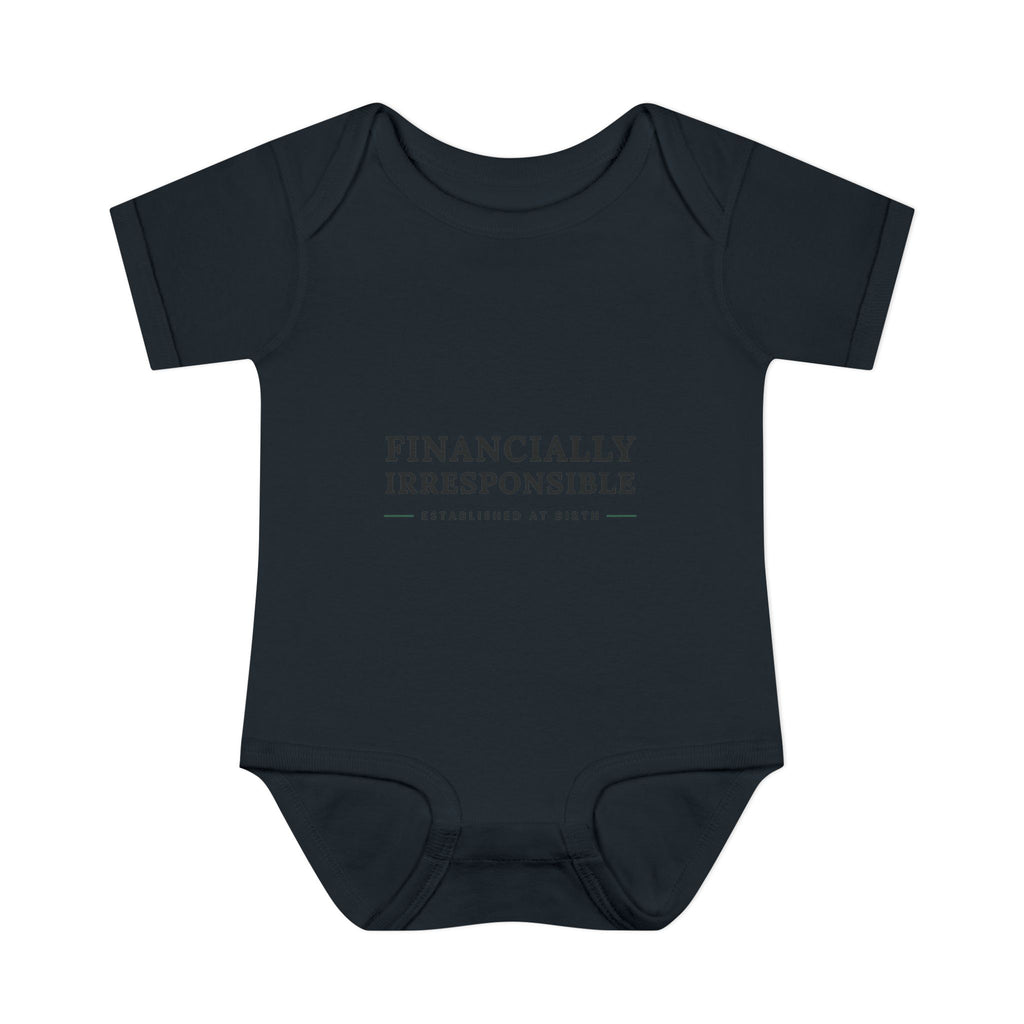 Financially Irresponsible Baby Bodysuit | Funny New Parent Gift