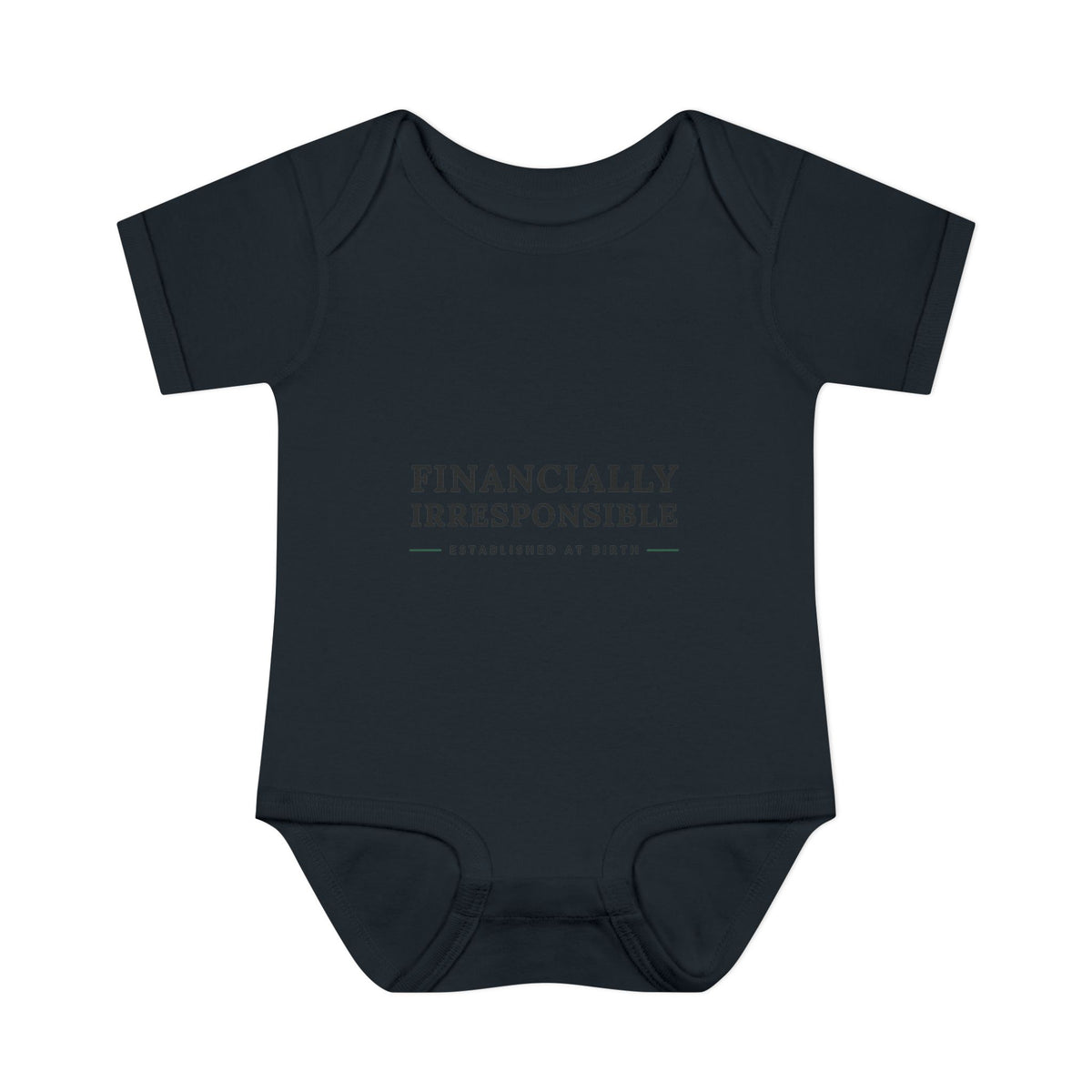 Financially Irresponsible Baby Bodysuit | Funny New Parent Gift