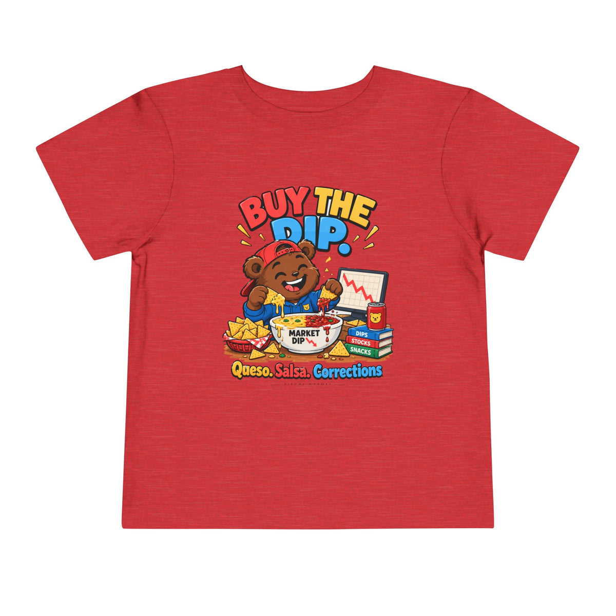 BUY THE DIP BEAR. Toddler Tee | Funny Finance Kids Clothing