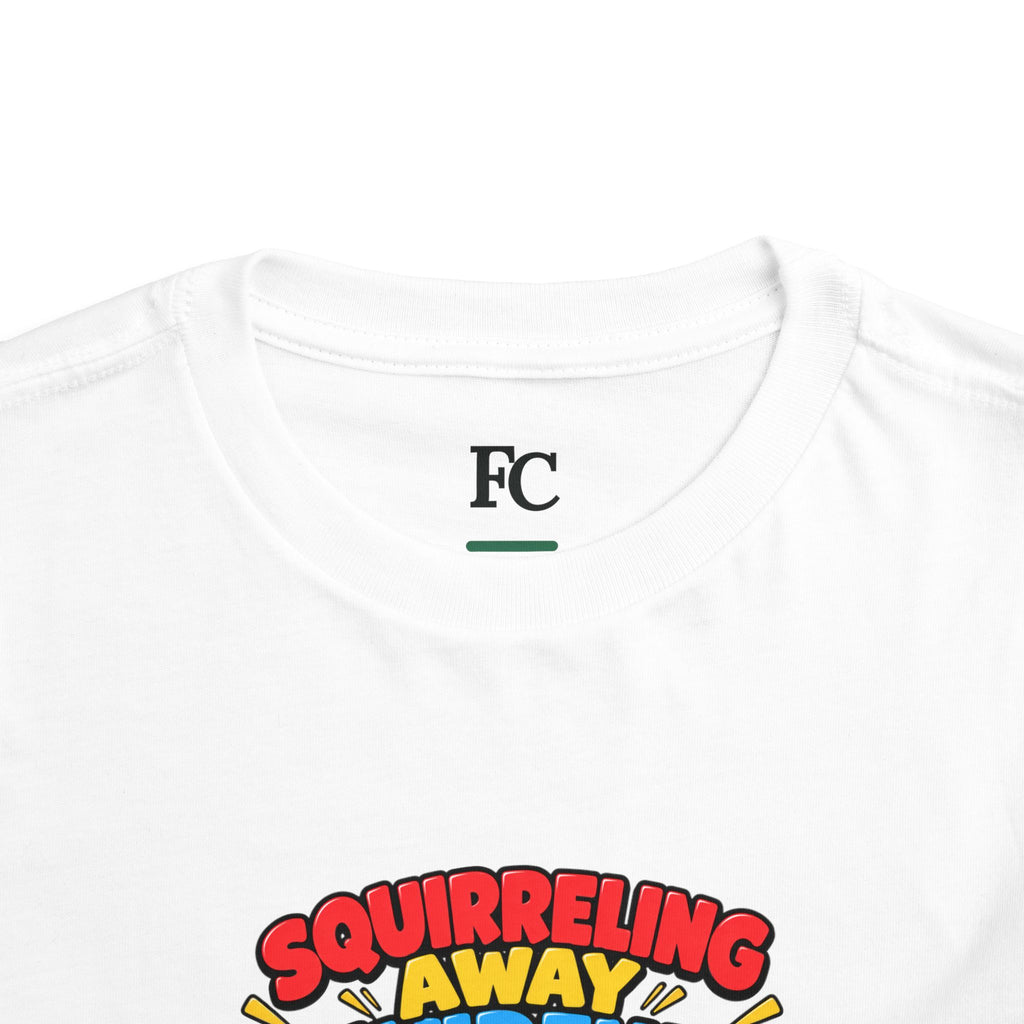 SQUIRRELING AWAY DIVIDENDS. Toddler Tee | Funny Finance Kids Clothing