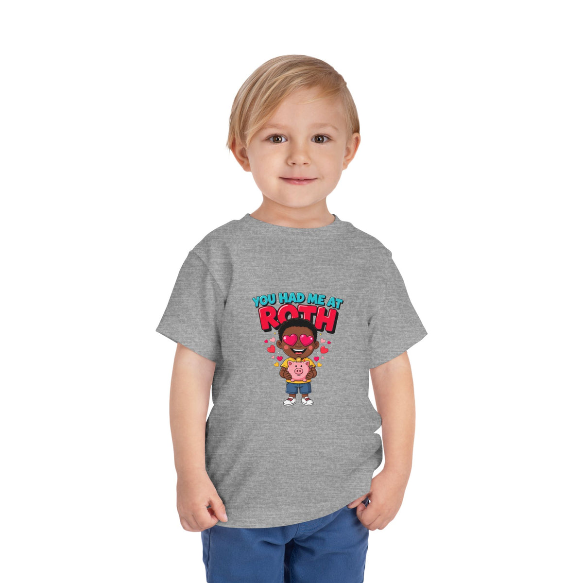 YOU HAD ME AT ROTH. Boys' Toddler Tee | Funny Finance Kids Clothing