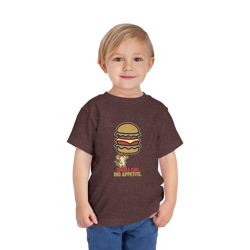 SMALL CAP. BIG APPETITE.. Toddler Tee
