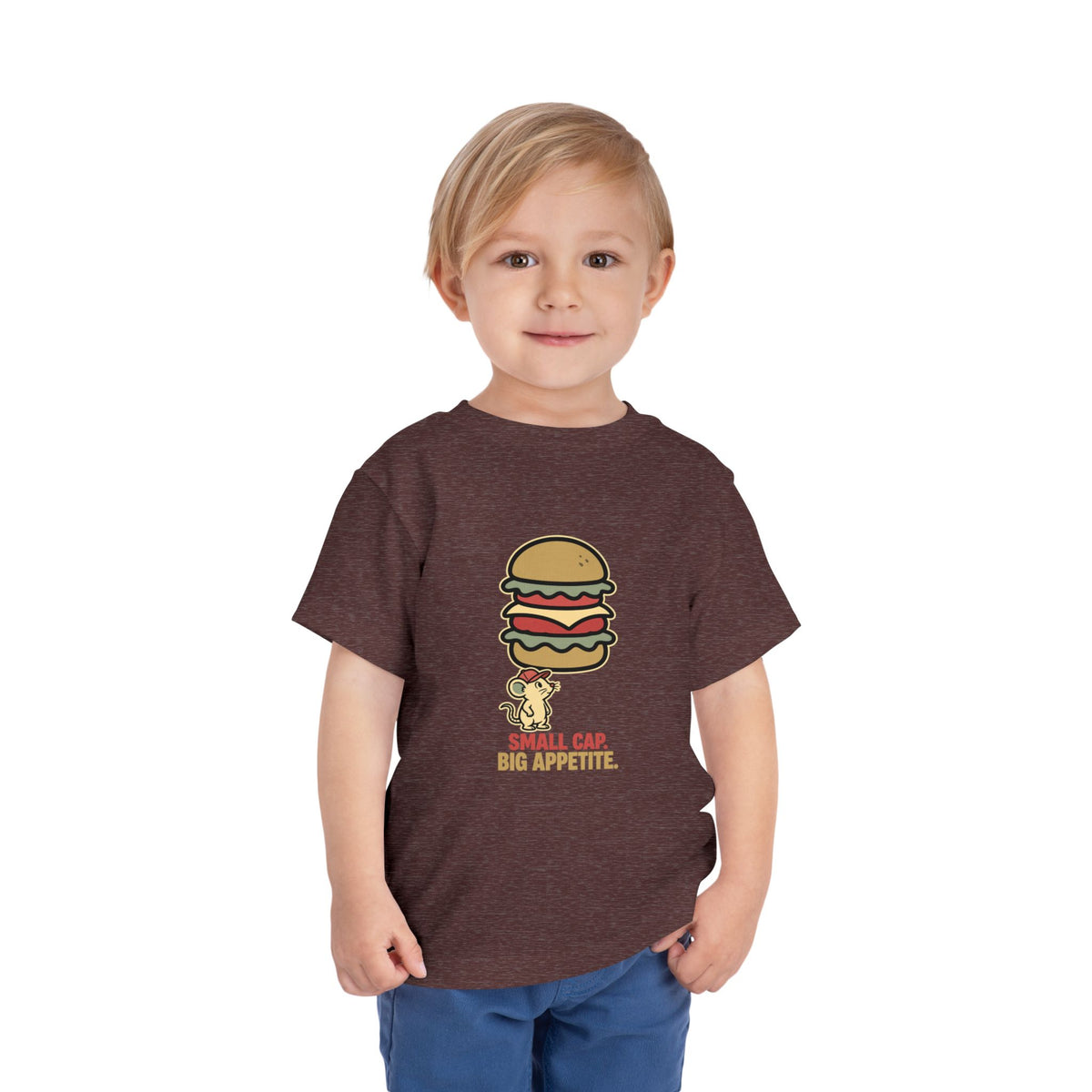 SMALL CAP. BIG APPETITE.. Toddler Tee