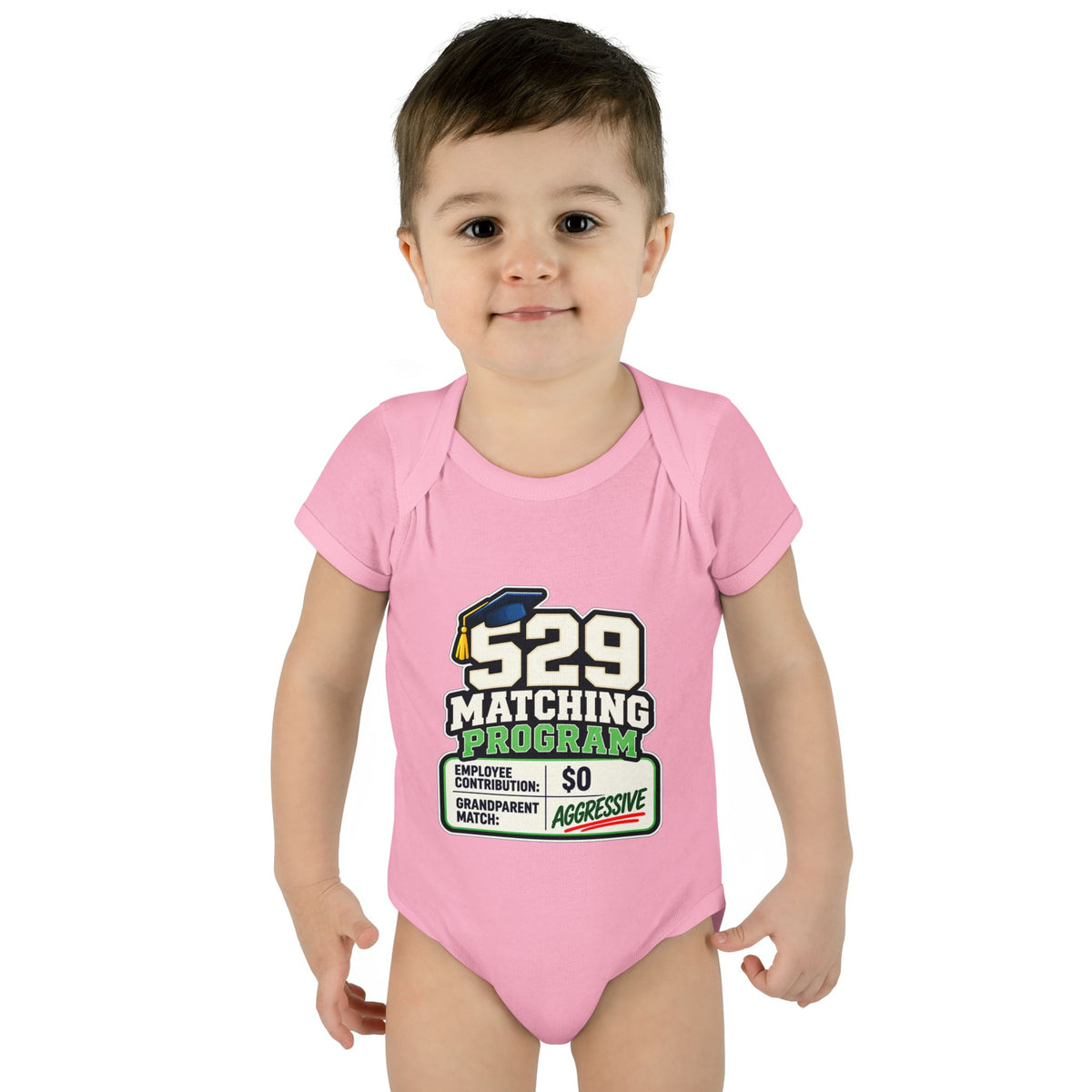 529 Matching Program: Grandparents Baby Bodysuit | Funny Finance Kids Clothing