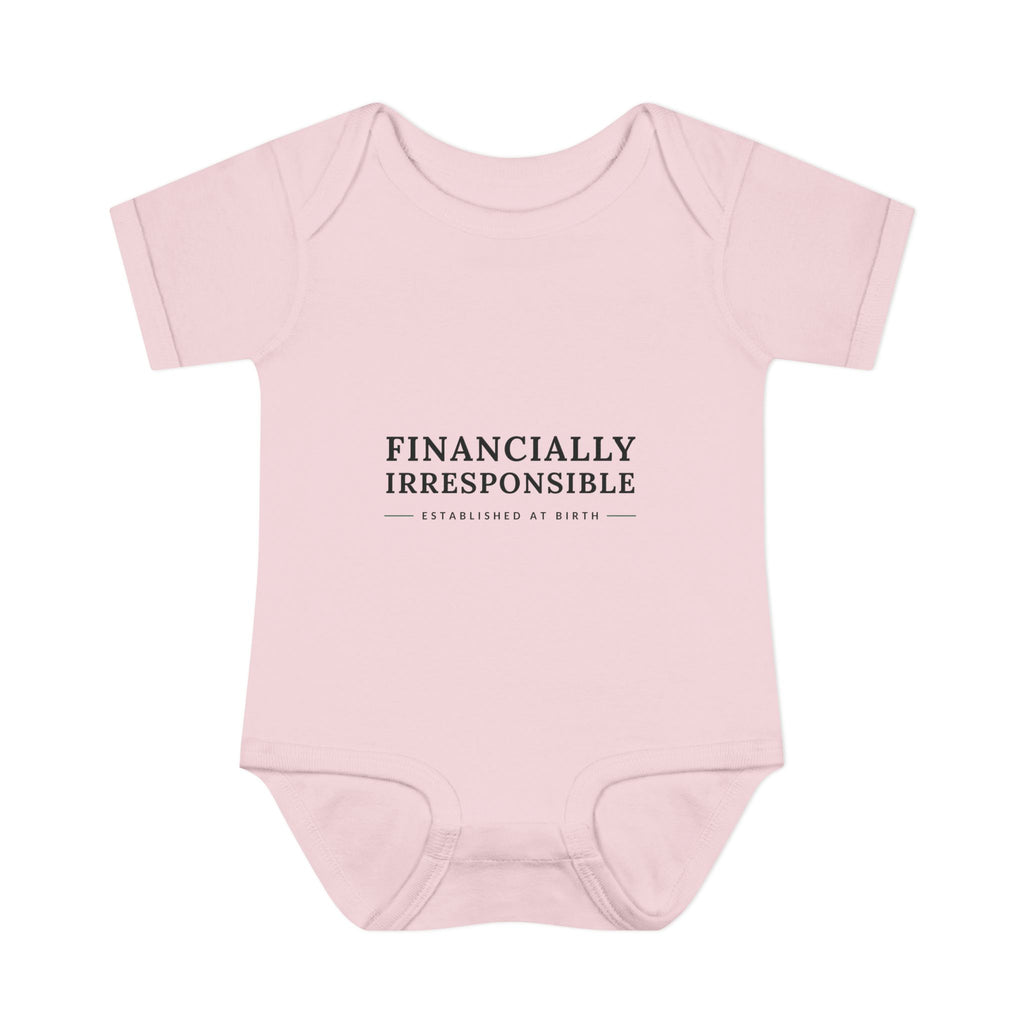 Financially Irresponsible Baby Bodysuit | Funny New Parent Gift