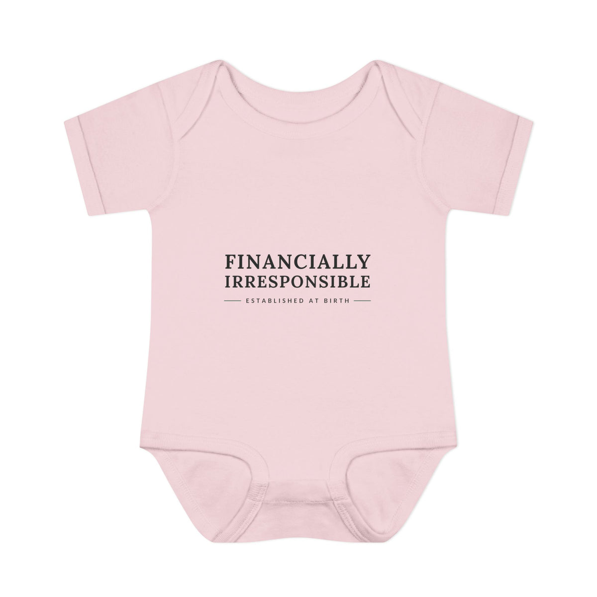 Financially Irresponsible Baby Bodysuit | Funny New Parent Gift