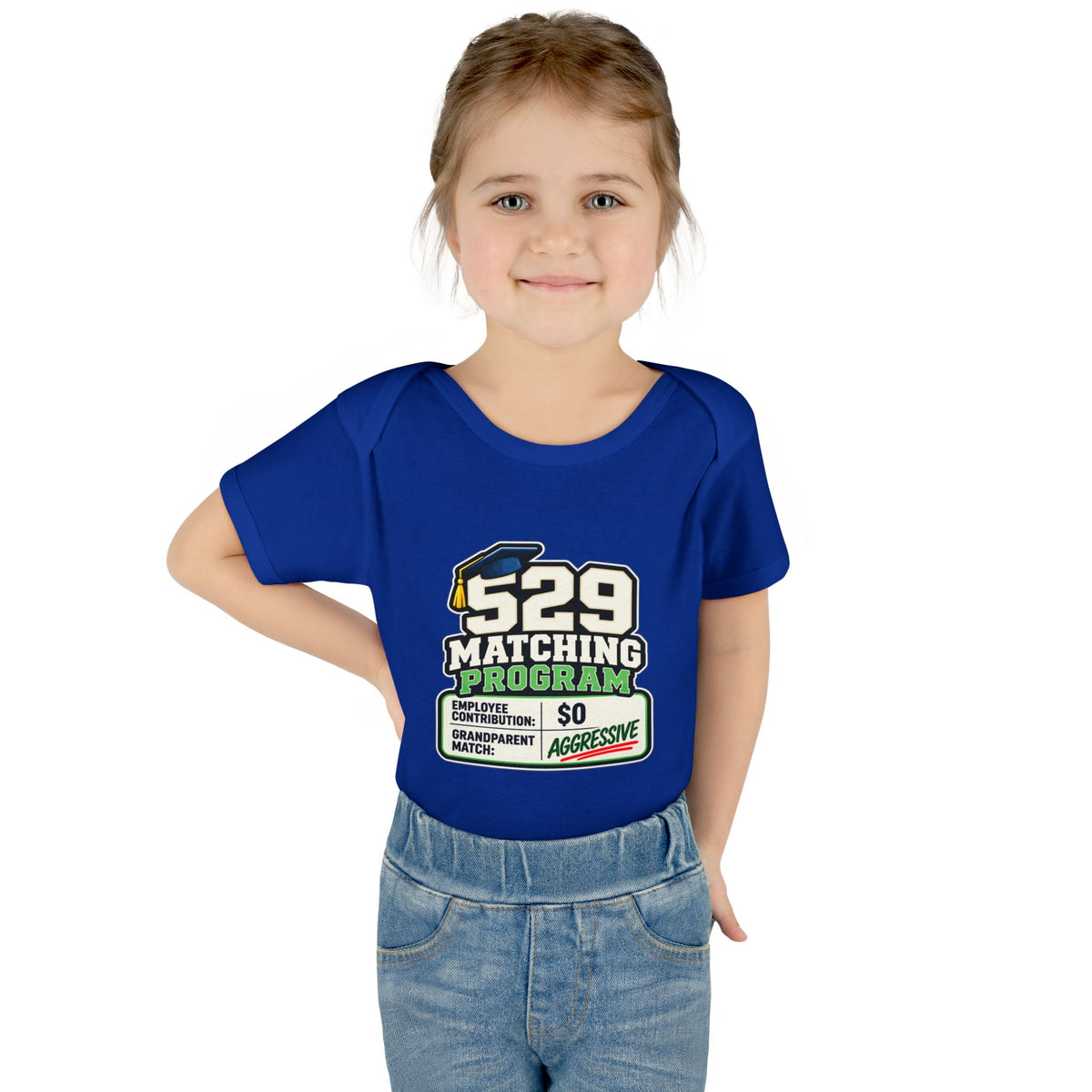 529 Matching Program: Grandparents Baby Bodysuit | Funny Finance Kids Clothing