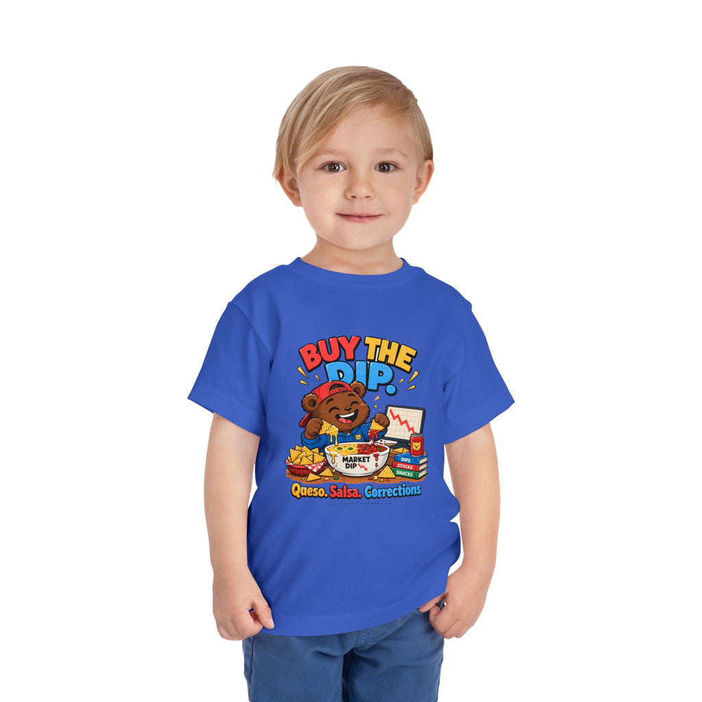 BUY THE DIP BEAR. Toddler Tee | Funny Finance Kids Clothing