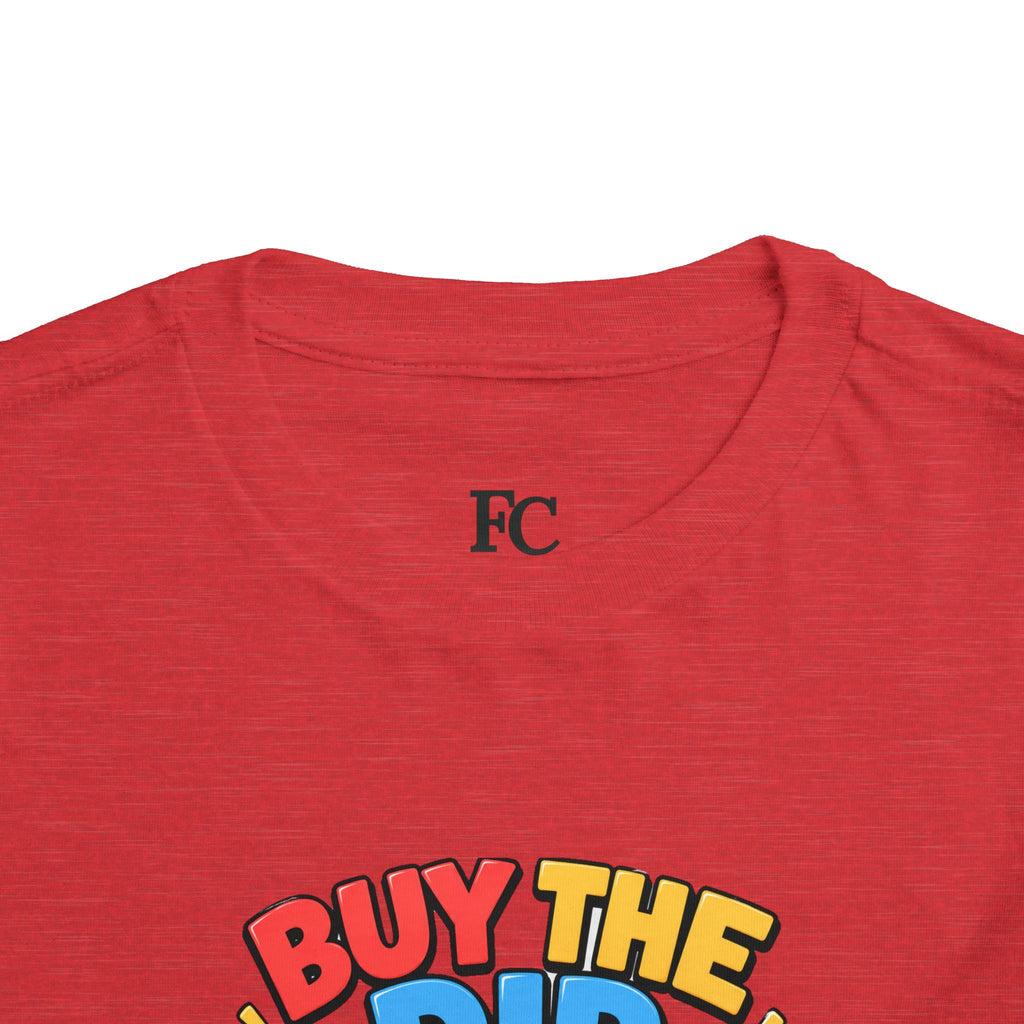 BUY THE DIP BEAR. Toddler Tee | Funny Finance Kids Clothing