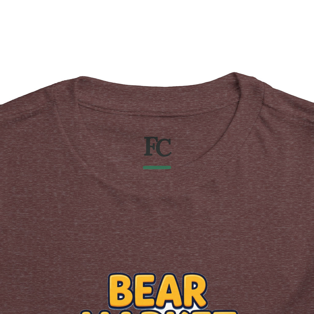 BEAR MARKET. Boys' Toddler Tee | Funny Finance Kids Clothing