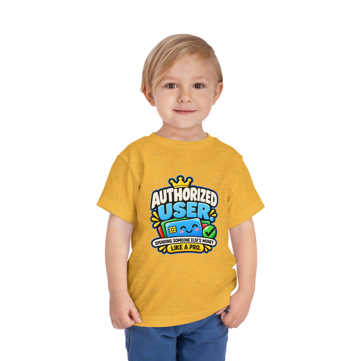 Authorized user? Girls' Toddler Tee | Funny Finance Kids Clothing