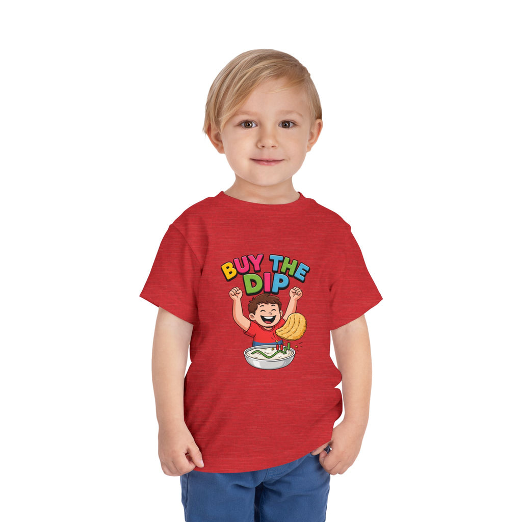 BUY THE DIP. Boys' Toddler Tee | Funny Finance Kids Clothing