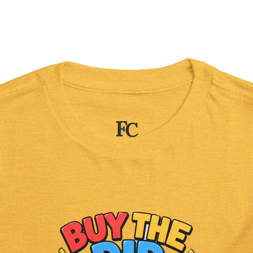 BUY THE DIP BEAR. Toddler Tee | Funny Finance Kids Clothing