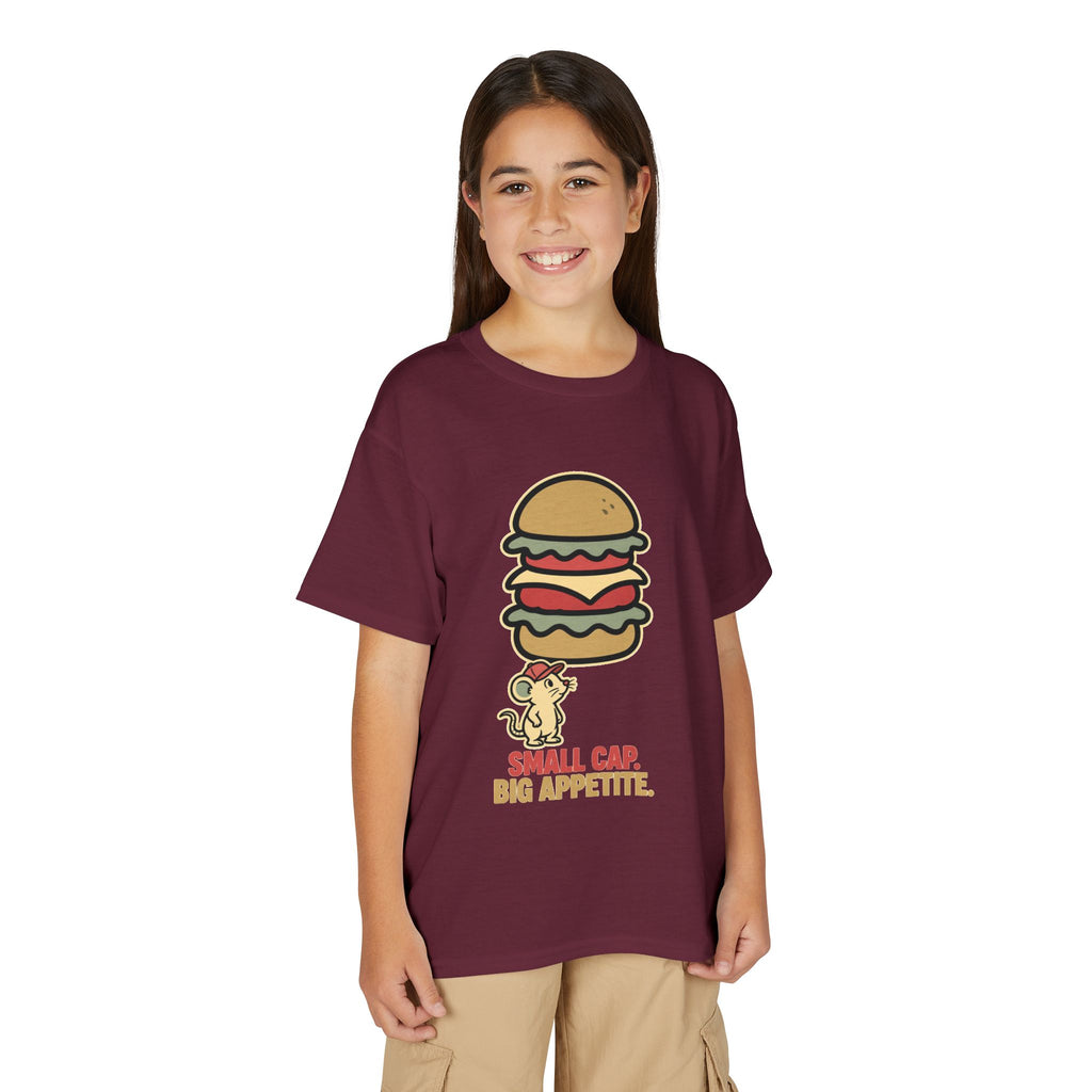 SMALL CAP. BIG APPETITE.. Youth Tee
