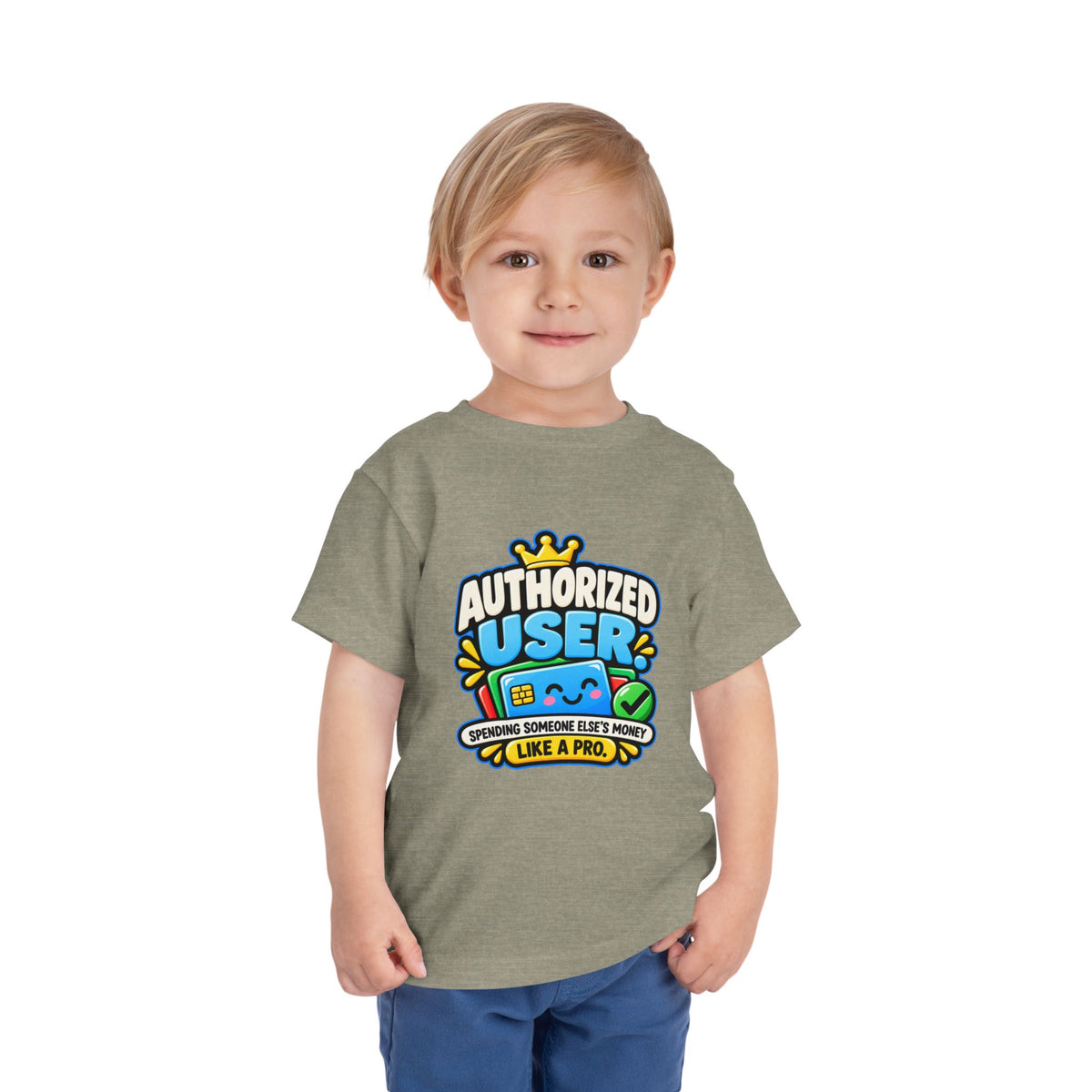 Authorized user? Girls' Toddler Tee | Funny Finance Kids Clothing