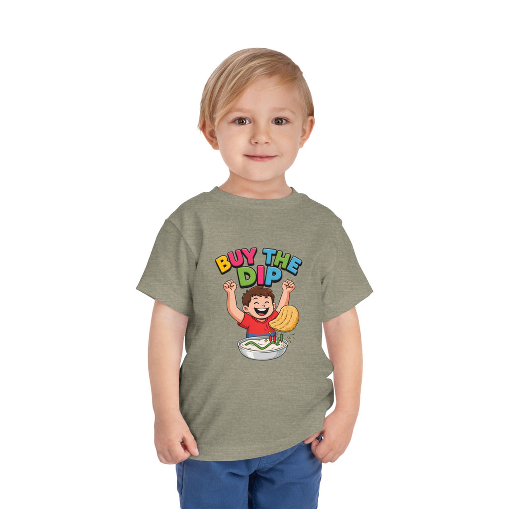 BUY THE DIP. Boys' Toddler Tee | Funny Finance Kids Clothing