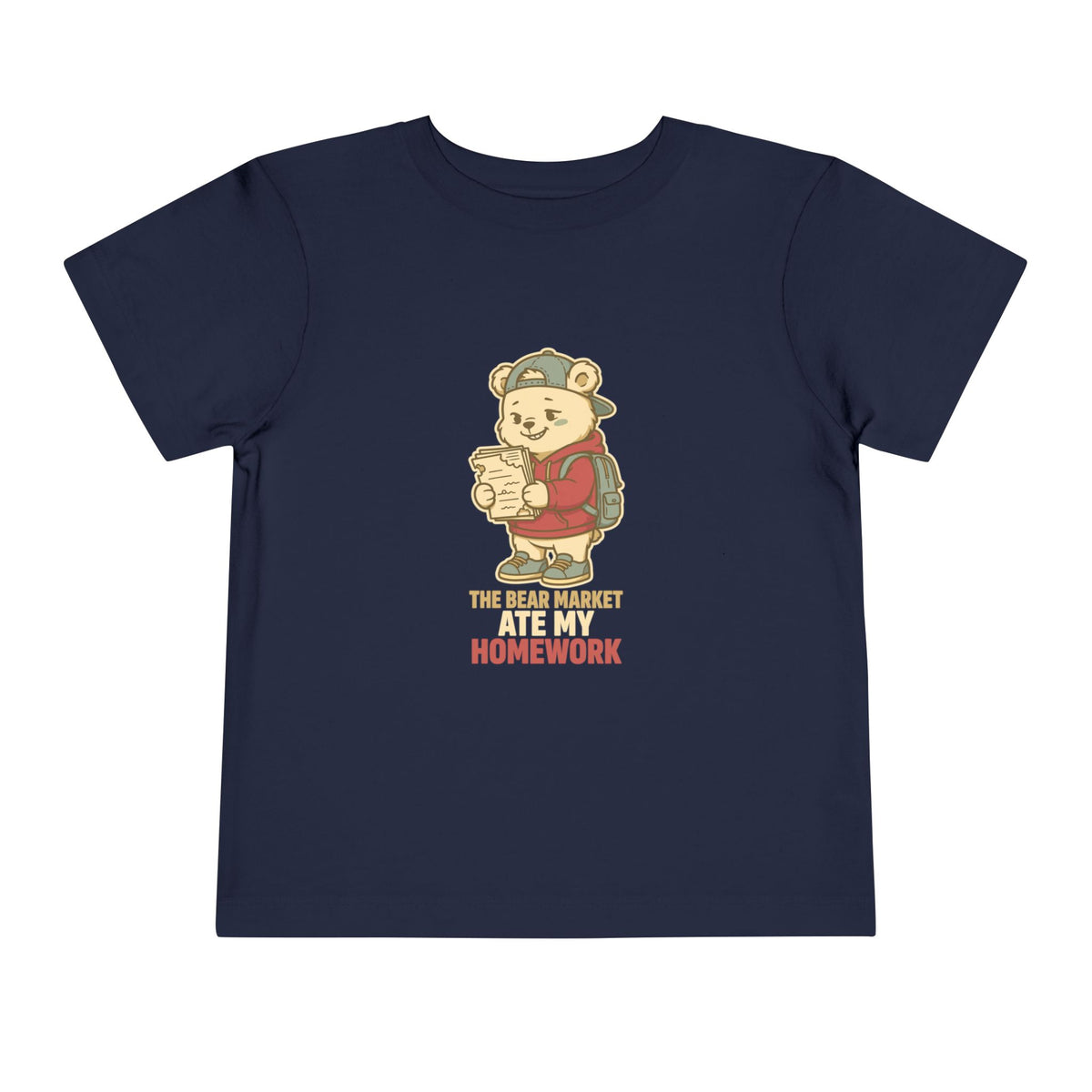 THE BEAR MARKET ATE MY HOMEWORK. Toddler Tee