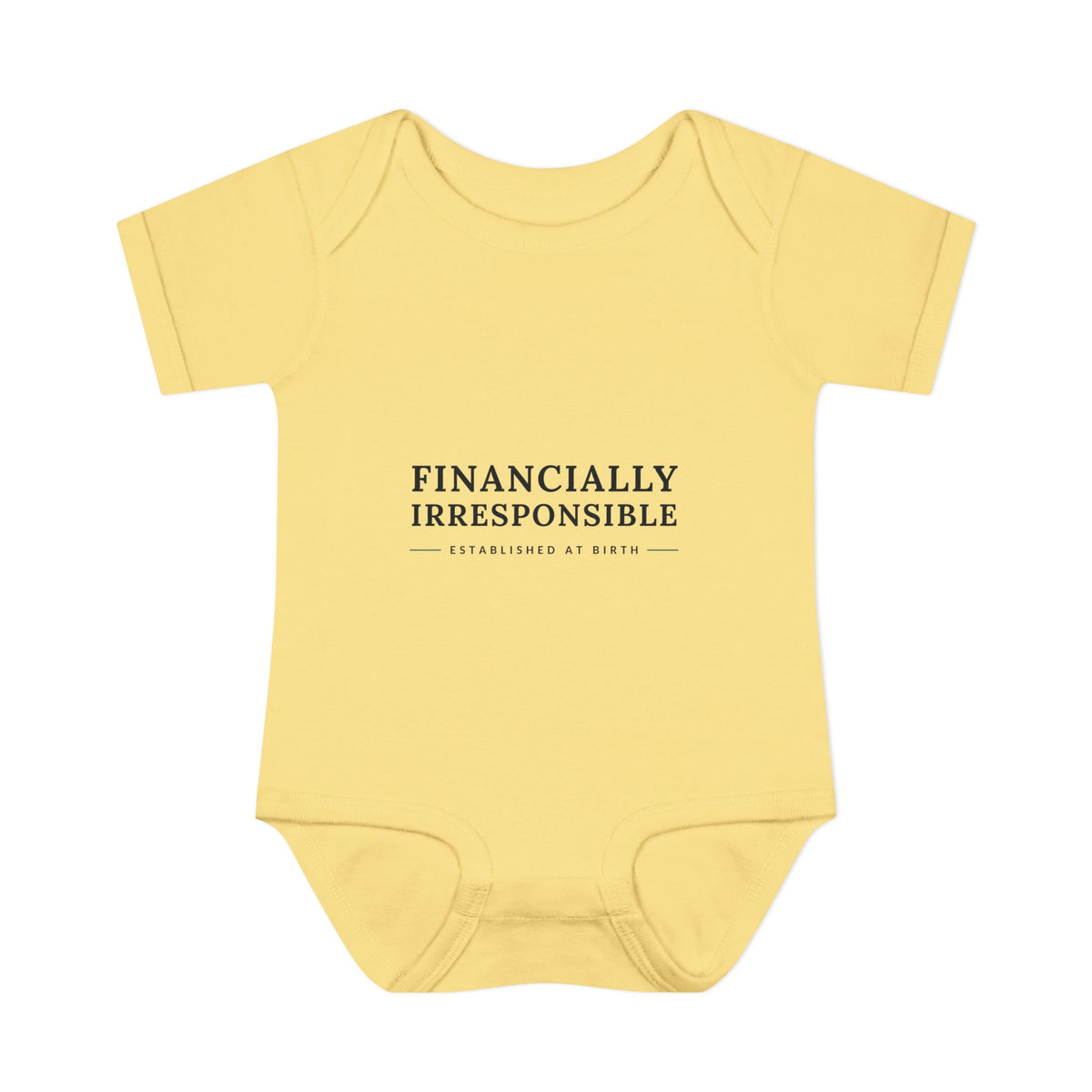 Financially Irresponsible Baby Bodysuit | Funny New Parent Gift