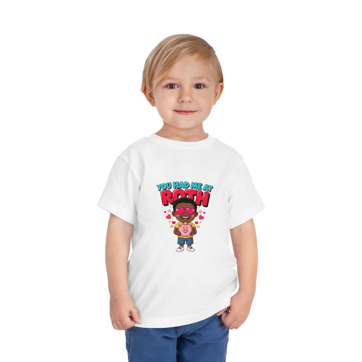 YOU HAD ME AT ROTH. Boys' Toddler Tee | Funny Finance Kids Clothing