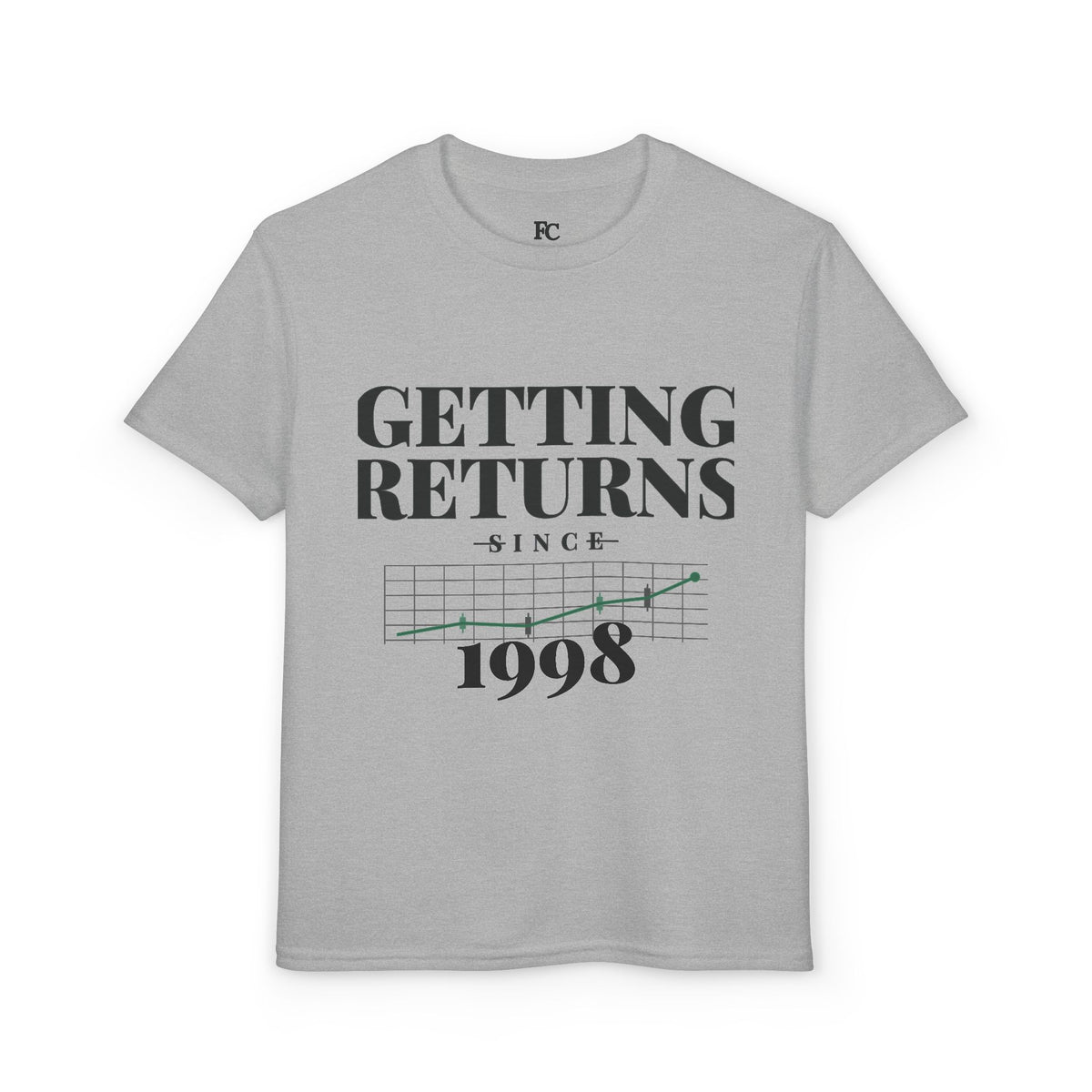 GETTING RETURNS SINCE [YEAR]. Youth Tee | Personalized Funny Finance Kids Shirt