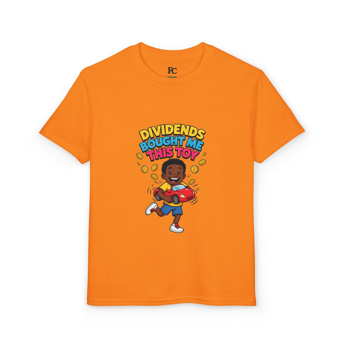 DIVIDENDS BOUGHT ME THIS TOY. Boys' Youth Tee | Funny Finance Kids Clothing