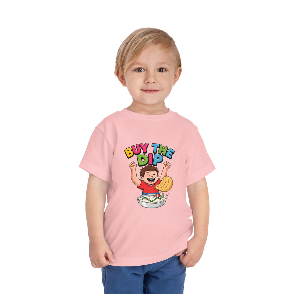 BUY THE DIP. Boys' Toddler Tee | Funny Finance Kids Clothing
