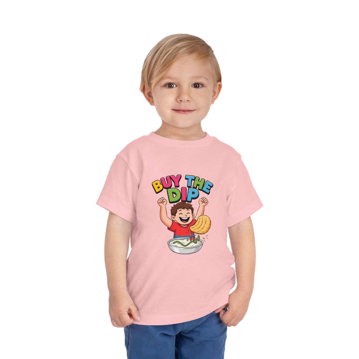 BUY THE DIP. Boys' Toddler Tee | Funny Finance Kids Clothing
