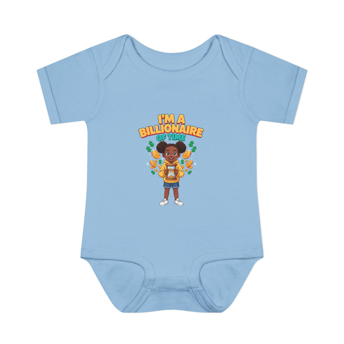 I'M A BILLIONAIRE OF TIME. Boys' Baby Bodysuit | Funny Finance Kids Clothing