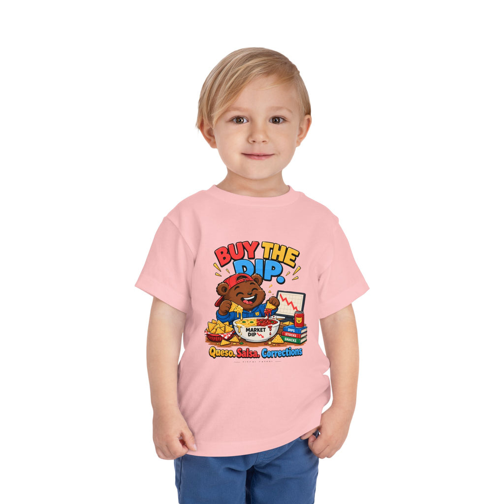 BUY THE DIP BEAR. Toddler Tee | Funny Finance Kids Clothing