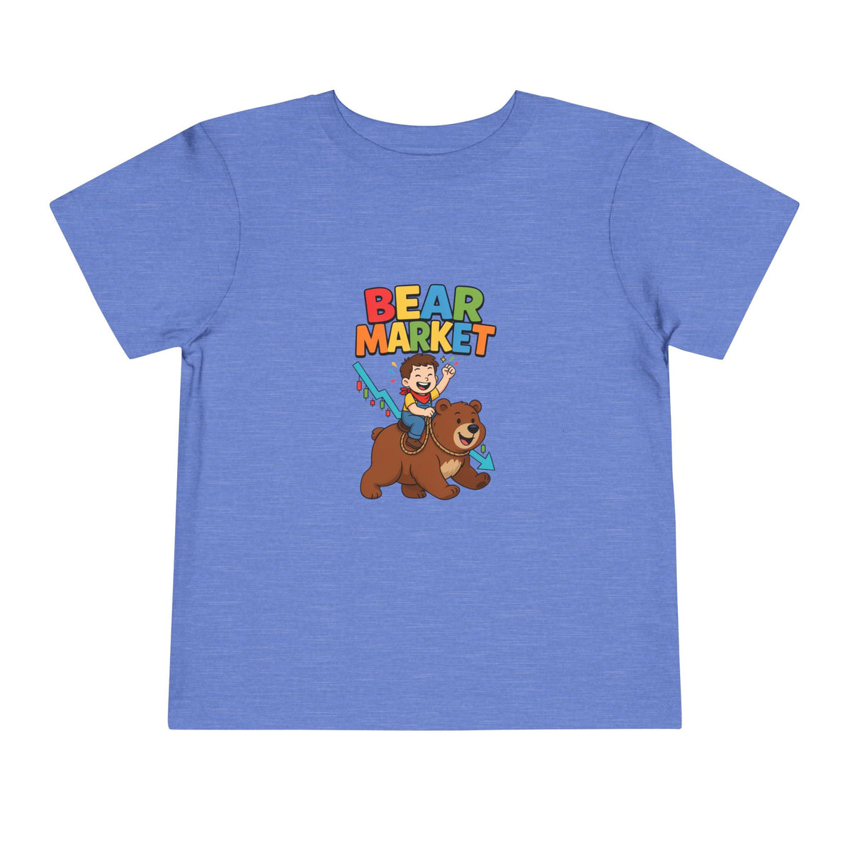BEAR MARKET. Boys' Toddler Tee | Funny Finance Kids Clothing