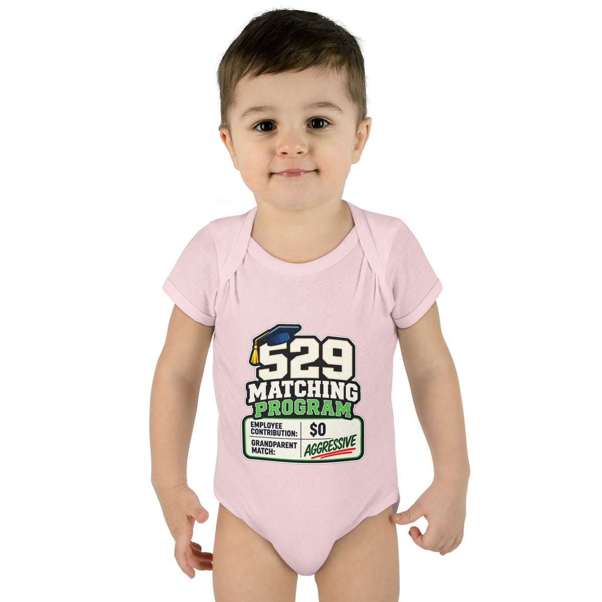 529 Matching Program: Grandparents Baby Bodysuit | Funny Finance Kids Clothing