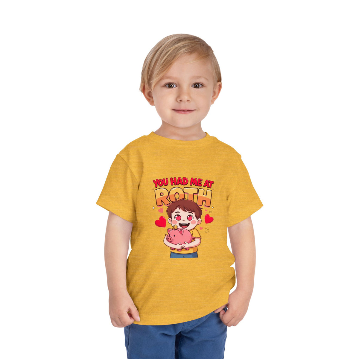 YOU HAD ME AT ROTH. Boys' Toddler Tee | Funny Finance Kids Clothing