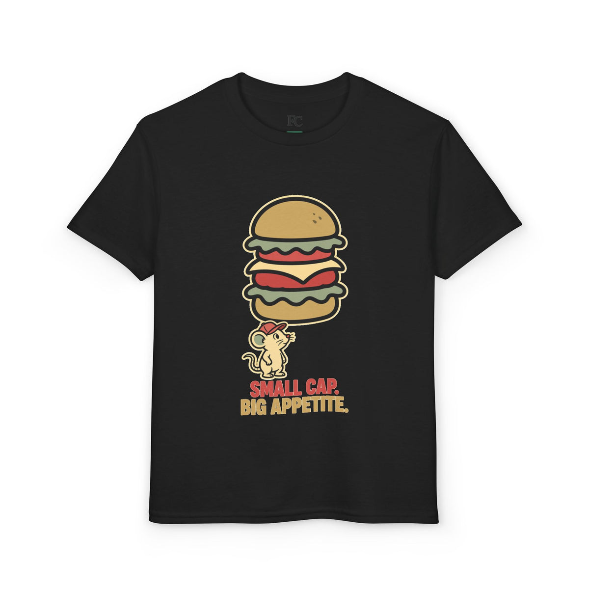 SMALL CAP. BIG APPETITE.. Youth Tee