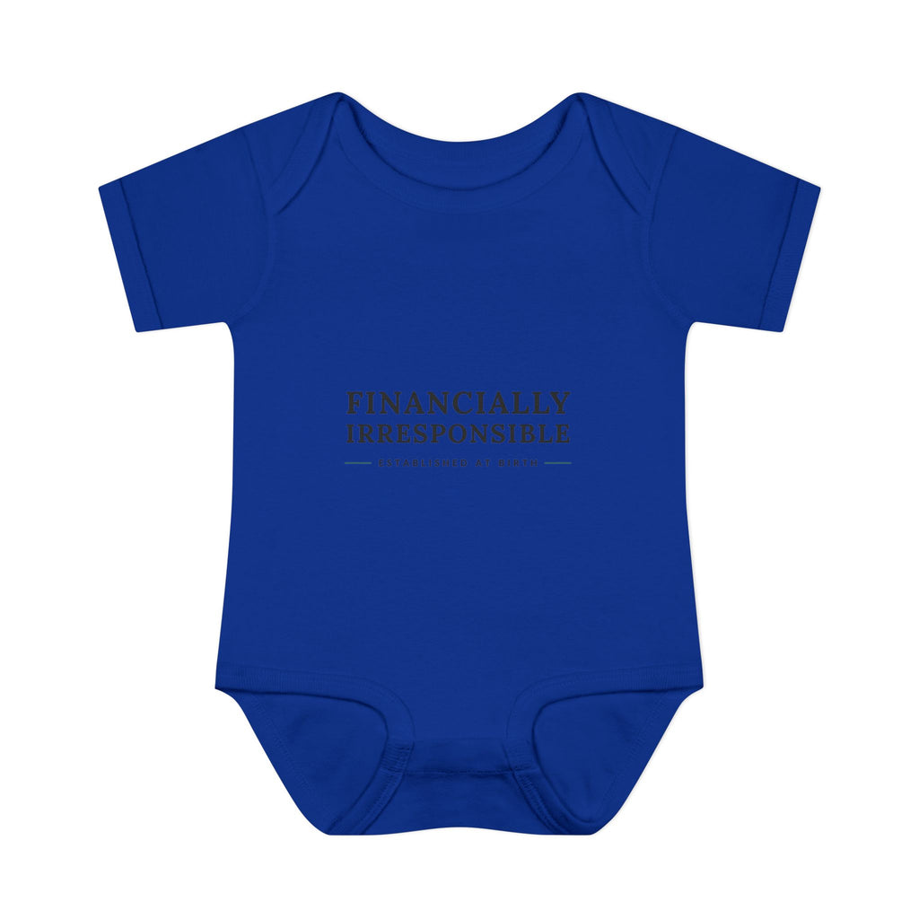 Financially Irresponsible Baby Bodysuit | Funny New Parent Gift